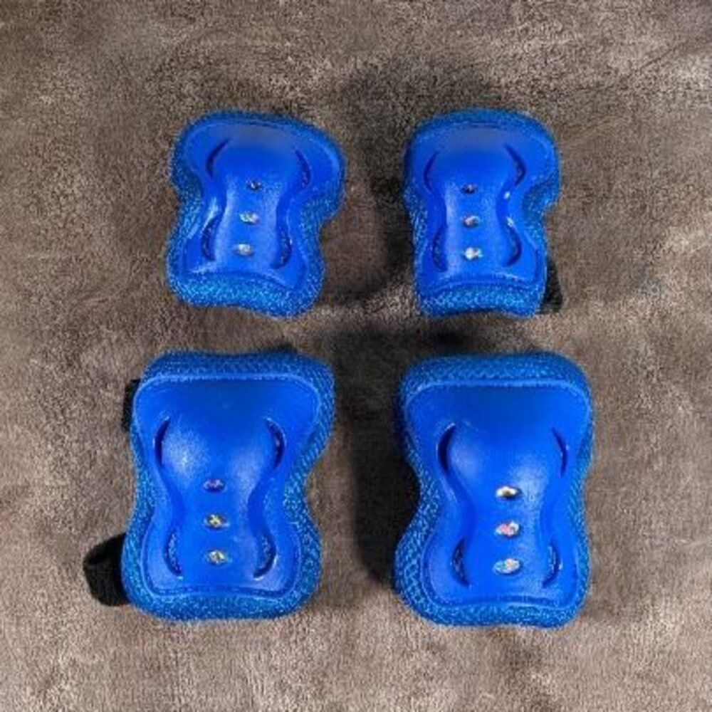 Bosoner Kids Protective Gear Set Size Small Blue Knee & Elbow Pads Only